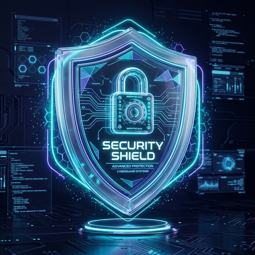 MorseMind 3D Security Shield Emblem